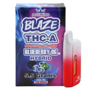 Delta King BLAZE THCA Delta 8 5.5gms Vape w/ D10, HHC & HHCP