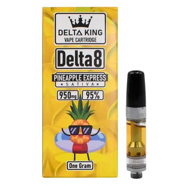 Delta 8 THC Carts Prefilled by Delta King | 1GR Vape Oil Sativa - Image 2