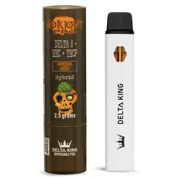 NokOut PRO 2.5GR Delta 8 Disposable Vape by Delta King | HHC and THCP - Image 2