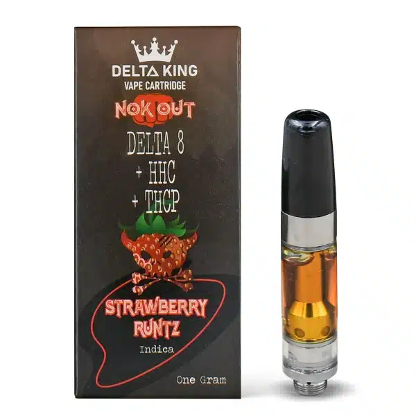 Delta King NokOut Delta 8 Cart Prefilled| 1GR - HHC, THCP - Image 2